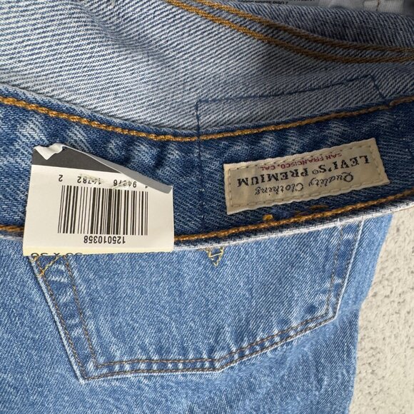 Levis Premium Jeans Womens 30x30 Medium Wash Original Fit 100% Cotton Button Fl - Picture 12 of 15